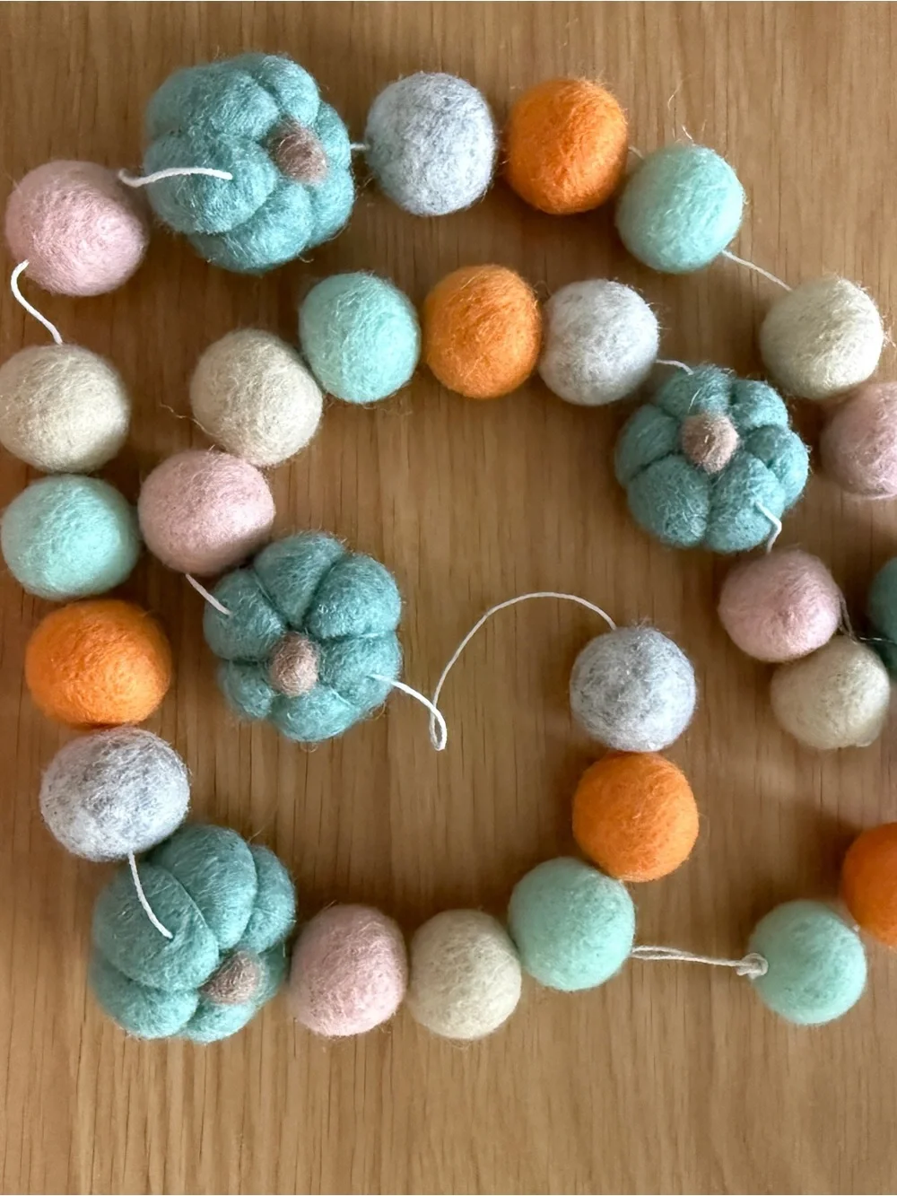 Large lot of Holiday Felt Ball Garland Packs - Multicolor holiday Bundles